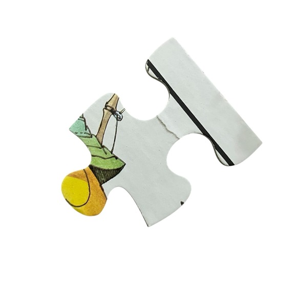 Vintage Sesame Street Bert and Ernie Summer Gone Fishing 60 Piece Puzzle 1980 - Picture 11 of 16